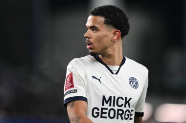 Peterborough United takımından Jadel Katongo, 9 Ocak 2025 tarihinde İngiltere 'nin Goodison Park kentinde oynanan 3.