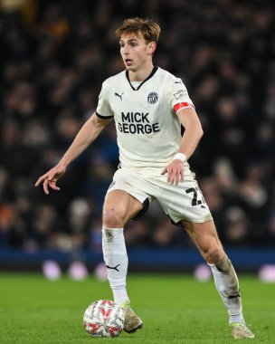 Peterborough United takımından Jadel Katongo, 9 Ocak 2025 tarihinde Goodison Park, Liverpool 'da oynanan 3.