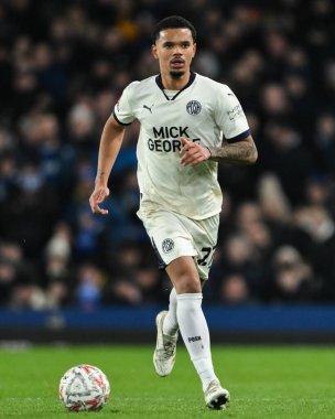 Peterborough United takımından Jadel Katongo, 9 Ocak 2025 tarihinde İngiltere 'nin Liverpool kentinde Goodison Park' ta oynanan 3.