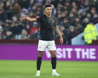 Aston Villa 'dan Ollie Watkins, 10 Ocak 2025' te Birmingham, Birleşik Krallık 'taki Villa Park' ta oynanan 3.