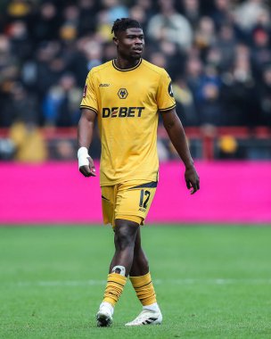 Wolverhampton Wanderers takımından Emmanuel Agbadou 11 Ocak 2025 tarihinde İngiltere 'nin başkenti Bristol' da oynanan Bristol City 'nin Wolverhampton Wanderers' a karşı oynadığı 3.
