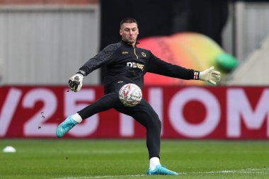 Wolverhampton Wanderers takımından Sam Johnstone, 11 Ocak 2025 'te İngiltere' nin başkenti Bristol 'da oynanan Bristol City' nin Wolverhampton Wanderers 'a karşı oynadığı 3.