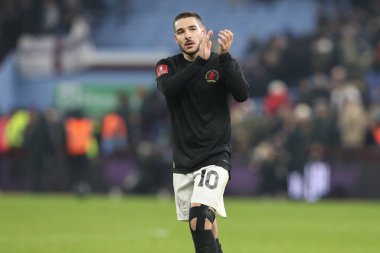 Aston Villa 'dan Emi Buenda, 10 Ocak 2025' te Birmingham 'daki Villa Park' ta oynanan 3.