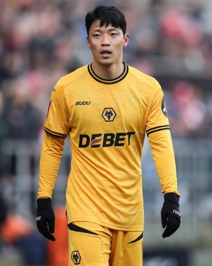 Wolverhampton Wanderers takımından Hwang Hee-Chan 11 Ocak 2025 tarihinde İngiltere 'nin başkenti Bristol' da oynanan Bristol City 'nin Wolverhampton Wanderers' a karşı oynadığı 3.