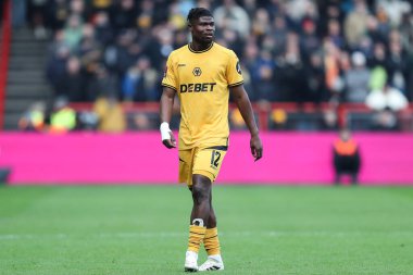 Wolverhampton Wanderers takımından Emmanuel Agbadou 11 Ocak 2025 tarihinde İngiltere 'nin başkenti Bristol' da oynanan Bristol City 'nin Wolverhampton Wanderers' a karşı oynadığı 3.