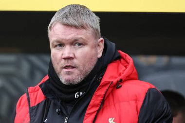 Doncaster Rovers 'ın Grant McCann teknik direktörü Emirates FA Cup 3. Raunt karşılaşmasında Hull City, Doncaster Rovers' a karşı MKM Stadyumu, Hull, İngiltere, 12 Ocak 2025