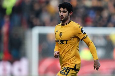 Wolverhampton Wanderers takımından Gonalo Guedes 11 Ocak 2025 tarihinde Bristol City ile Wolverhampton Wanderers arasında oynanan 3.