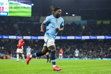 Manchester City 'den Jrmy Doku, 11 Ocak 2025 tarihinde Etihad Stadyumu' nda oynanan ve Manchester City ile Salford City arasında oynanan 3.