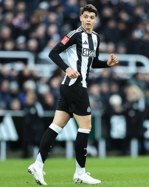 Newcastle United takımından Lewis Miley, Birleşik Krallık 'ın Newcastle şehrinde 12 Ocak 2025 tarihinde oynanan 3. tur karşılaşmasında Newcastle United ile Bromley FC karşı karşıya geldi.