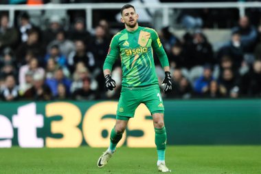 Newcastle United takımından Martin Dbravka, Birleşik Krallık 'ın Newcastle şehrinde 12 Ocak 2025 tarihinde oynanan 3.