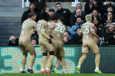 Bromley 'li Cameron Congreve, 12 Ocak 2025 tarihinde İngiltere' nin Newcastle kentindeki St. James 's Park' ta oynanan 3.