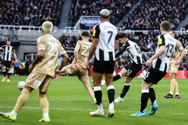 Newcastle United takımından Lewis Miley, 12 Ocak 2025 'te St. James' s Park, Newcastle, İngiltere 'de oynanan 3.