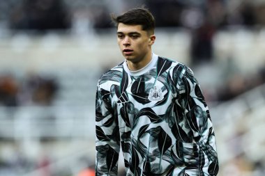 Newcastle United takımından Lewis Miley, Birleşik Krallık 'ın Newcastle Parkı' nda oynanan ve 12 Ocak 2025 tarihinde oynanan 3.