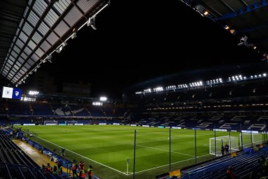 Chelsea Premier Lig karşılaşması öncesinde Stamford Köprüsü 'nde Chelsea' ye karşı Stamford Köprüsü, Londra, Birleşik Krallık, 14 Ocak 2025
