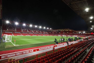 Premier League karşılaşması öncesinde The World Famous City Ground 'un genel görünümü Nottingham Forest' a karşı Liverpool City Ground, Nottingham, İngiltere 'de 14 Ocak 2025