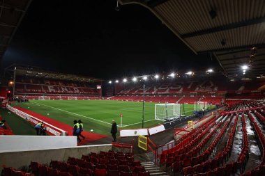 Premier League karşılaşması öncesinde The World Famous City Ground 'un genel görünümü Nottingham Forest' a karşı Liverpool City Ground, Nottingham, İngiltere 'de 14 Ocak 2025