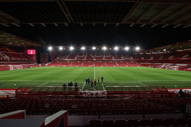 Premier League karşılaşması öncesinde The World Famous City Ground 'un genel görünümü Nottingham Forest' a karşı Liverpool City Ground, Nottingham, İngiltere 'de 14 Ocak 2025