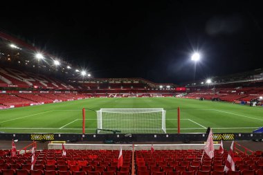 Premier League karşılaşması öncesinde The World Famous City Ground 'un genel görünümü Nottingham Forest' a karşı Liverpool City Ground, Nottingham, İngiltere 'de 14 Ocak 2025