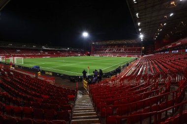 Premier League karşılaşması öncesinde The World Famous City Ground 'un genel görünümü Nottingham Forest' a karşı Liverpool City Ground, Nottingham, İngiltere 'de 14 Ocak 2025