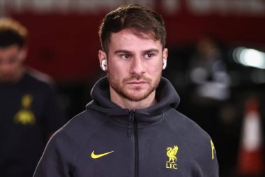 Liverpool 'dan Alexis Mac Allister, 14 Ocak 2025' te Nottingham Forest 'a karşı Liverpool Premier Lig maçı sırasında City Ground, Nottingham, İngiltere' ye geldi.