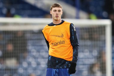 Chelsea 'den Cole Palmer Premier League karşılaşması öncesinde oynanan ısınma öncesi Stamford Bridge, Londra, İngiltere' de Chelsea-Bournemouth maçında 14 Ocak 2025