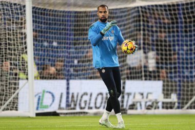 Chelsea 'den Robert Snchez Premier League karşılaşması öncesinde oynanan maç öncesi ısınma maçında Chelsea ile Bournemouth Stamford Bridge, Londra, Birleşik Krallık, 14 Ocak 2025