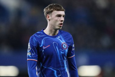 Chelsea 'den Cole Palmer Premier League karşılaşmasında Chelsea - Bournemouth Stamford Bridge, Londra, Birleşik Krallık' ta 14 Ocak 2025