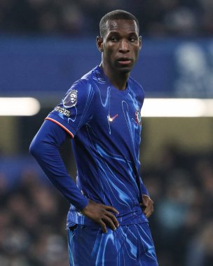 Chelsea Premier Ligi karşılaşmasında Chelsea ile Bournemouth arasındaki Stamford Bridge, Londra, Birleşik Krallık maçında Nicolas Jackson, 14 Ocak 2025