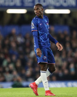 Chelsea Premier Ligi karşılaşmasında Chelsea ile Bournemouth arasındaki Stamford Bridge, Londra, Birleşik Krallık maçında Nicolas Jackson, 14 Ocak 2025