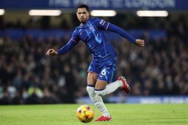 Chelsea 'den Levi Colwill Premier League karşılaşmasında Chelsea - Bournemouth Stamford Bridge, Londra, Birleşik Krallık' ta 14 Ocak 2025