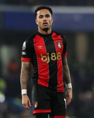 Bournemouth 'dan Justin Kluivert Premier Lig karşılaşmasında Chelsea' ye karşı Bournemouth Stamford Köprüsü, Londra, İngiltere, 14 Ocak 2025