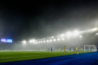 Premier Lig maçının genel görünümü Leicester City, Crystal Palace 'a karşı King Power Stadyumu, Leicester, İngiltere, 15 Ocak 2025
