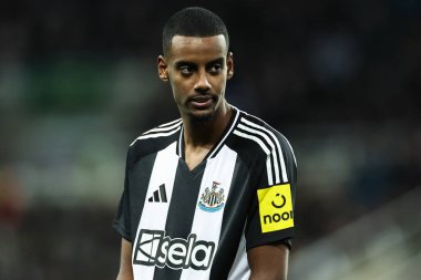 Alexander Isak of Newcastle United during the Premier League match Newcastle United vs Wolverhampton Wanderers at St. James's Park, Newcastle, United Kingdom, 15th January 2025 clipart