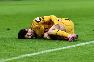 Wolverhampton Wanderers takımından Gonalo Guedes, 15 Ocak 2025 'te İngiltere' nin Newcastle kentinde oynanan Premier League maçı sırasında Wolverhampton Wanderers 'a karşı sakatlandı.