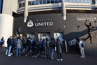 Premier Lig maçı sırasında St. James Park 'ın genel görünümü 18 Ocak 2025' te St. James 's Park, Newcastle, İngiltere' de Newcastle United 'a karşı Bournemouth maçı.