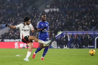 Fulham 'dan Ral Jimnez 18 Ocak 2025' te King Power Stadyumu 'nda Leicester City ile Fulham arasındaki Premier League maçında gol atma şansı yakaladı.
