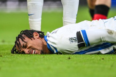 Brighton & Hove Albion takımından Joo Pedro, 19 Ocak 2025 tarihinde Old Trafford, Manchester, İngiltere 'de oynanan Premier League karşılaşmasında sakatlandı.