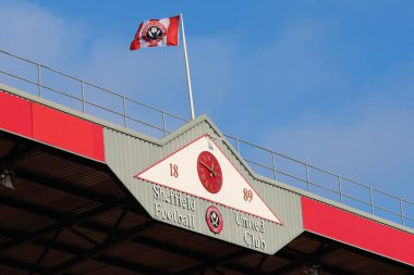 18 Ocak 2025 'te Bramall Lane, Sheffield, İngiltere' de Sheffield United Norwich City 'e karşı oynanan Sky Bet Şampiyonası öncesinde Bramall Lane' in genel bir görüntüsü