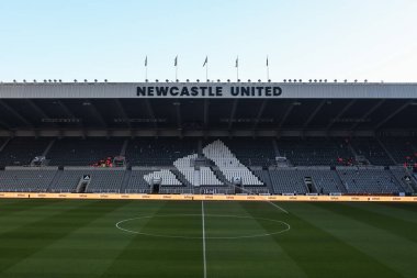 Premier Lig maçı sırasında St. James Park 'ın genel görünümü 18 Ocak 2025' te St. James 's Park, Newcastle, İngiltere' de Newcastle United 'a karşı Bournemouth maçı.