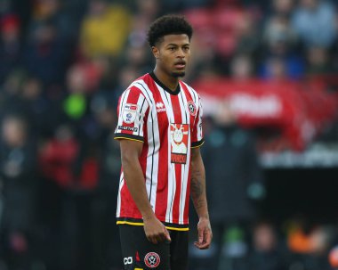 Sheffield United takımından Rhian Brewster 18 Ocak 2025 'te Sheffield United Norwich City' e karşı Bramall Lane, Sheffield, İngiltere 'de oynanan maçta