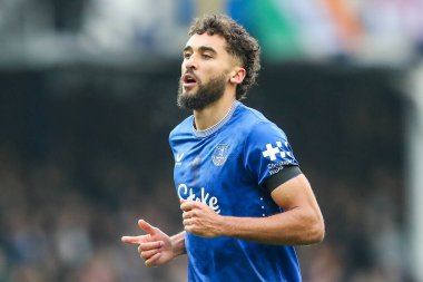 Everton 'dan Dominic Calvert-Lewin, 19 Ocak 202' de Goodison Park, Liverpool 'da oynanan Premier League maçında Everton Tottenham Hotspur' a karşı.