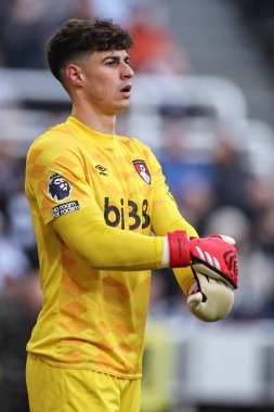 Premier Lig maçı sırasında Bournemouth 'tan Kepa Arrizabalaga St. James' s Park, Newcastle, İngiltere 'de oynanan Newcastle United - Bournemouth maçında 18 Ocak 2025