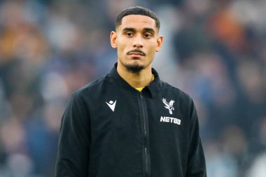 Crystal Palace 'dan Daniel Munoz, 18 Ocak 2025' te Londra Stadyumu 'nda oynanan Premier League karşılaşması öncesinde sıralandı.