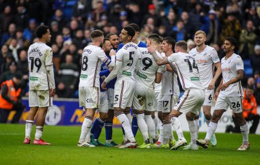 Her iki oyuncu da 18 Ocak 2025 'te Cardiff City, Cardiff City Stadyumu' nda oynanan Sky Bet Şampiyonası maçında hararetli bir tartışmaya tutuştu.
