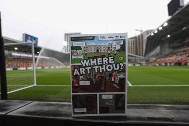 18 Ocak 2025 'te İngiltere' deki Gtech Community Stadyumu 'nda oynanan Premier League maçı sırasında Brentford-Liverpool maçı.