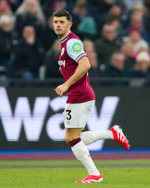 Aaron Cresswell of West Ham United in action during the Premier League match West Ham United vs Crystal Palace at London Stadium, London, United Kingdom, 18th January 2025 clipart