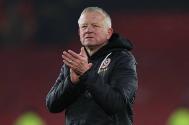 Sheffield United 'ın Chris Wilder Menajeri 18 Ocak 2025' te Bramall Lane, Sheffield, İngiltere 'de Sheffield United' a karşı Norwich City 'de oynanan Gökyüzü İddia Şampiyonası maçının ardından