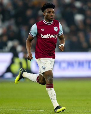 West Ham United 'dan Muhammed Kudus, 18 Ocak 2025' te Londra Stadyumu 'nda oynanan Premier League karşılaşmasında West Ham United, Crystal Palace' a karşı.