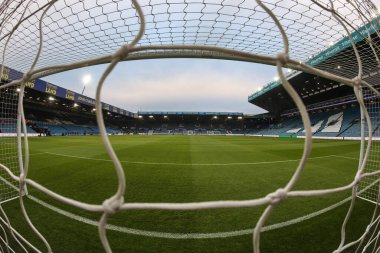 Elland Road 'un, 19 Ocak 2025' te Leeds Road, İngiltere 'de oynanan ve Leeds United' ın Sheffield 'a karşı oynadığı Sky Bet Şampiyonası' nın önünde oynanan maçın genel bir görüntüsü.