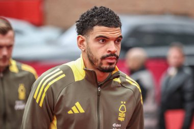 Nottingham Ormanı 'ndan Morgan Gibbs-White 19 Ocak 2025' te Nottingham Forest 'a karşı Southampton Premier Lig maçı sırasında İngiltere' nin Nottingham şehrinde geldi.